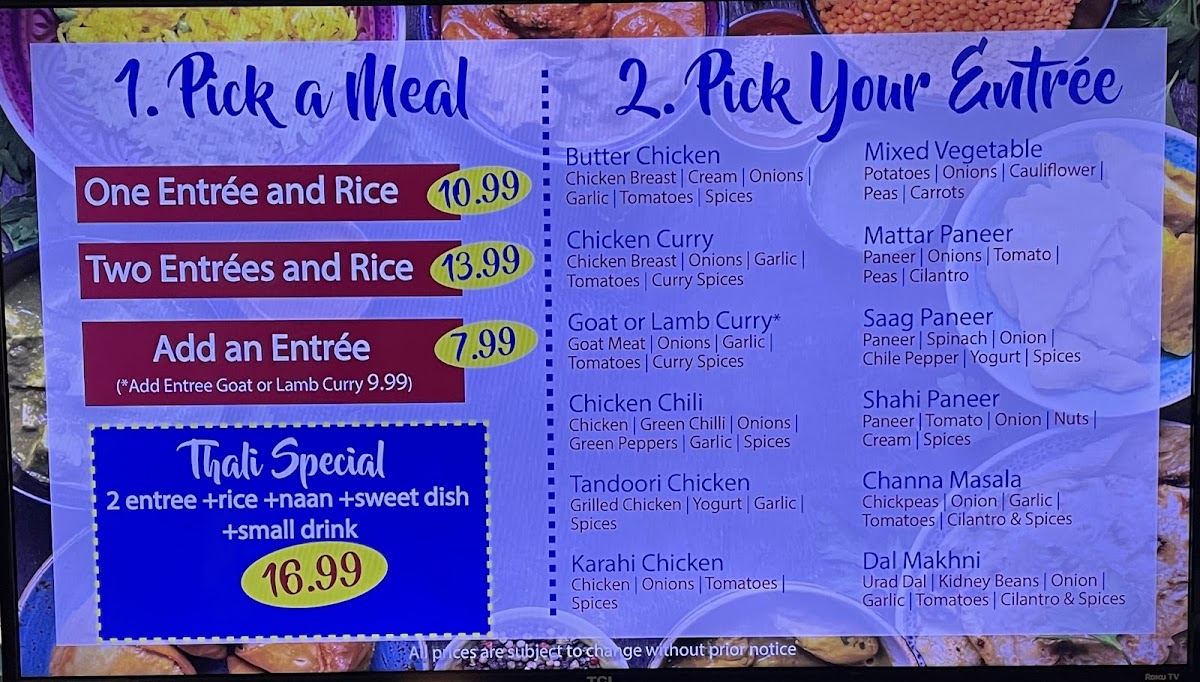 Taj Indian Cuisine Menu - Image 5